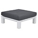 Garden Impressions cube hoek loungeset 4-delig wit aluminium Garden Impressions cube hoek loungeset 4-delig wit aluminium