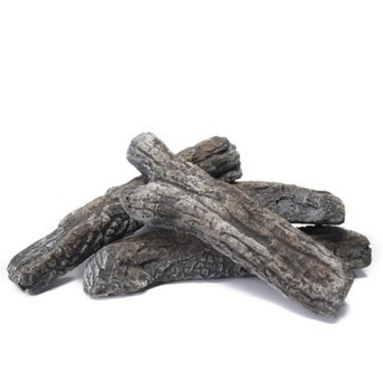 4er-Set Keramikholz (0891) Dekoholz für Bio-Ethanol Kamin
