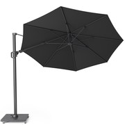 Platinum Challenger T2 premium zweefparasol 350 cm rond faded black