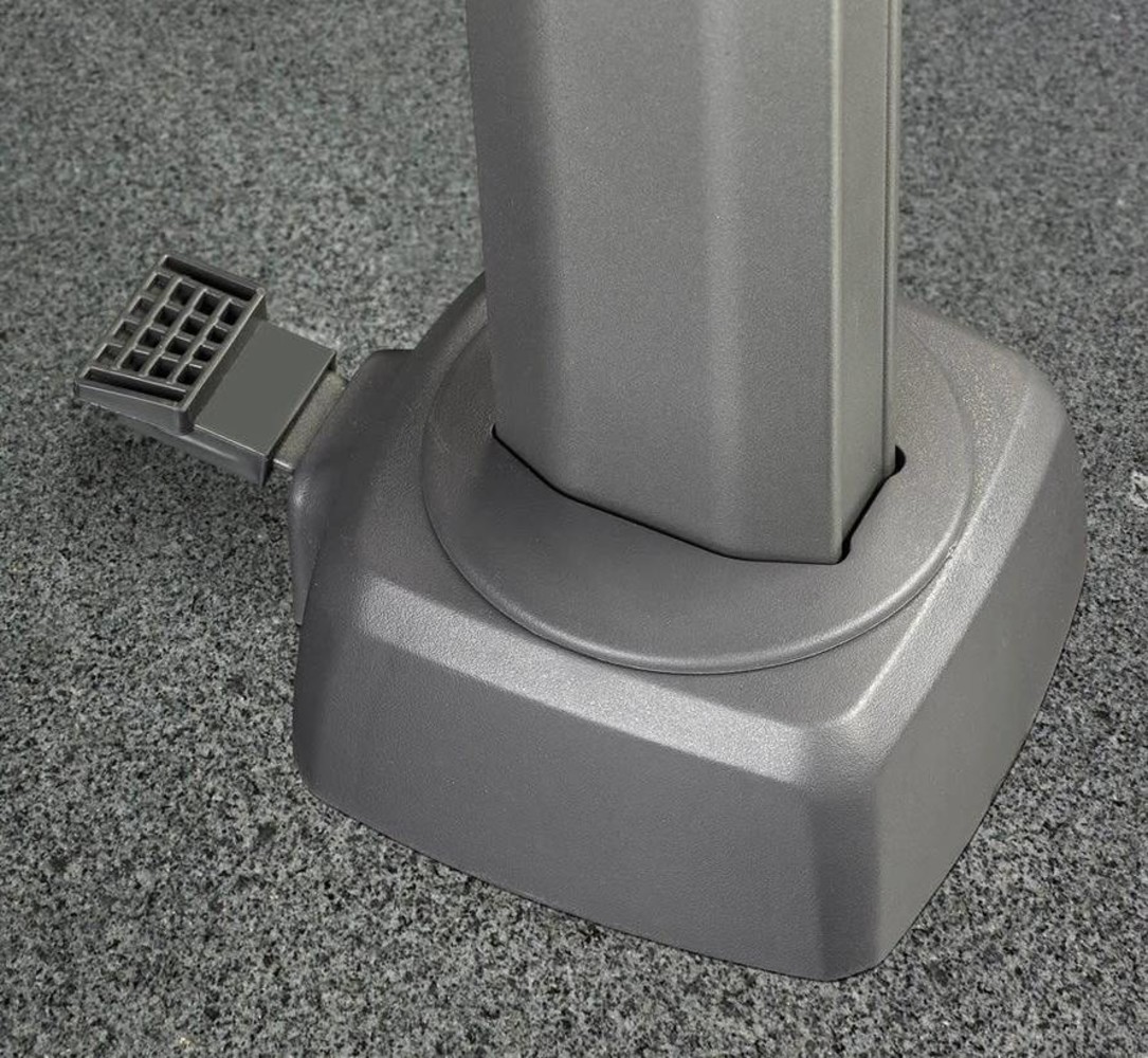 Platinum Challenger T2 premium zweefparasol 350 cm rond faded black Platinum Challenger T2 premium zweefparasol 350 cm rond faded black