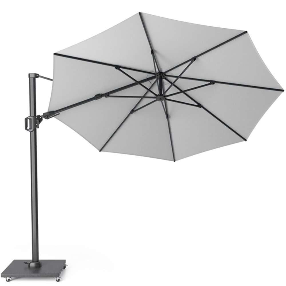 Platinum Challenger T2 zweefparasol 350 cm rond wit Platinum Challenger T2 zweefparasol 350 cm rond wit