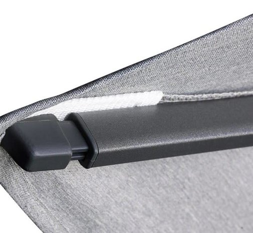 Platinum Challenger T2 zweefparasol 350 cm rond wit Platinum Challenger T2 zweefparasol 350 cm rond wit