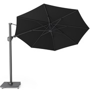 Platinum Challenger T2 zweefparasol 350 cm rond zwart