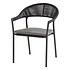 Sienna dining tuinstoel stapelbaar rope antraciet Taste4SO Sienna dining tuinstoel stapelbaar rope antraciet Taste4SO