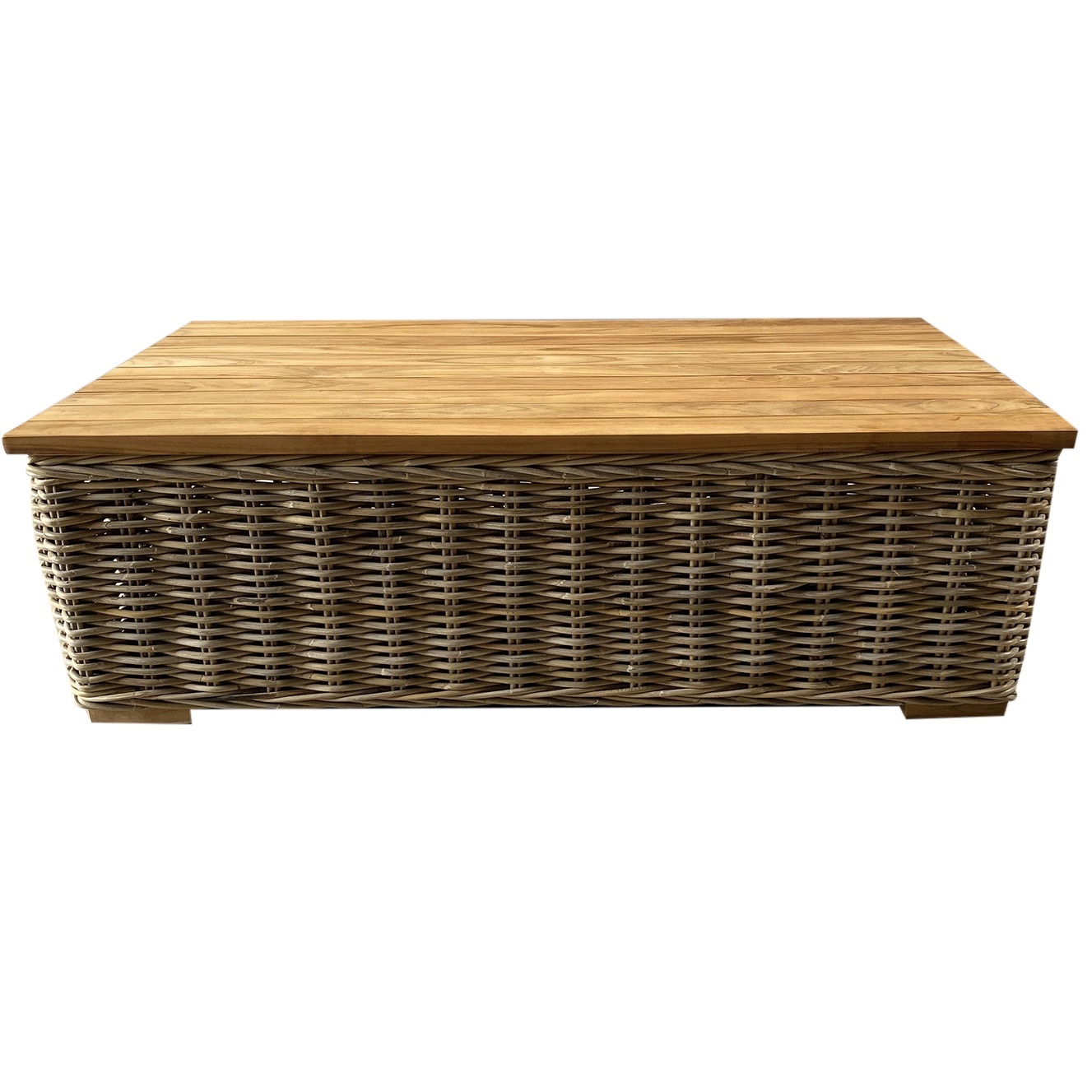 Otava lounge tuintafel naturel rotan teak AVH Outdoor Tuinmeubelen