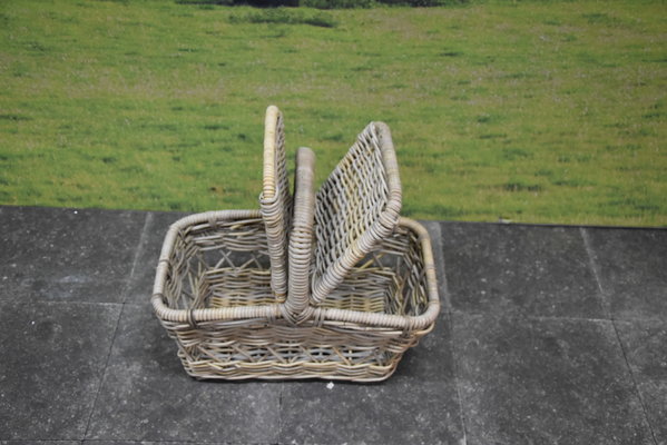 AVH-Collectie Messie rotan picknickmand 50x30xH40 cm rechthoekig AVH-Collectie Messie rotan picknickmand 50x30xH40 cm rechthoekig