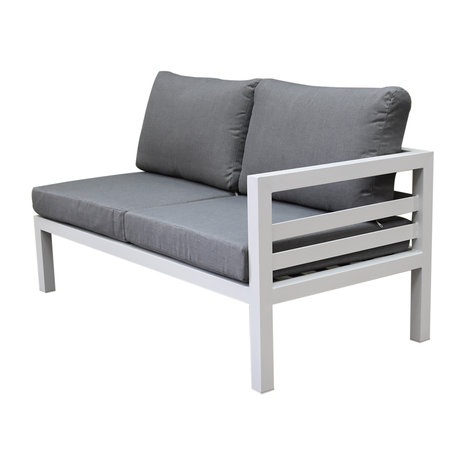 AVH-Collectie Fabri hoek loungeset 5 delig aluminium wit AVH-Collectie Fabri hoek loungeset 5 delig aluminium wit