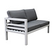 AVH-Collectie Fabri hoek loungeset 6-delig wit aluminium AVH-Collectie Fabri hoek loungeset 6-delig wit aluminium