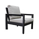 AVH-Collectie Vallena stoel bank loungeset 4-delig aluminium antraciet AVH-Collectie Vallena stoel bank loungeset 4-delig aluminium antraciet