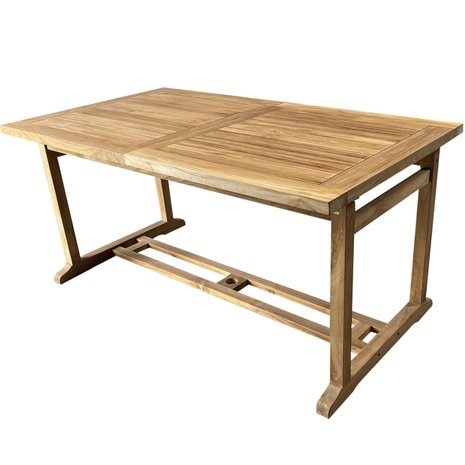 AVH-Collectie Rechthoekig uitschuifbare dining tuintafel 160-220x90xH76 cm bladdikte 4 cm teak AVH-Collectie Rechthoekig uitschuifbare dining tuintafel 160-220x90xH76 cm bladdikte 4 cm teak