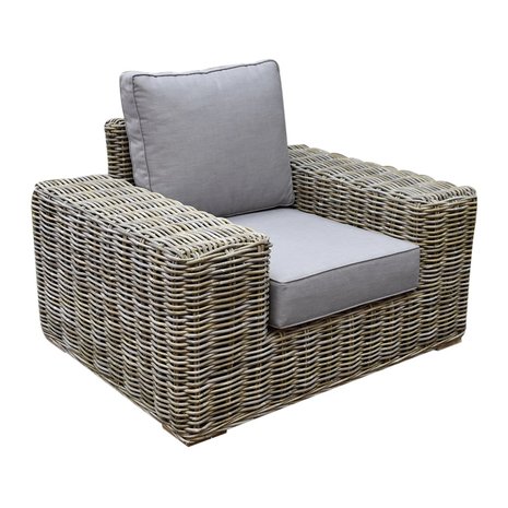 AVH-Collectie Otava stoel bank loungeset 4-delig naturel rotan