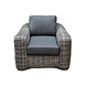 AVH-Collectie Las Palmas stoel bank loungeset 4-delig grijs AVH-Collectie Las Palmas stoel bank loungeset 4-delig grijs
