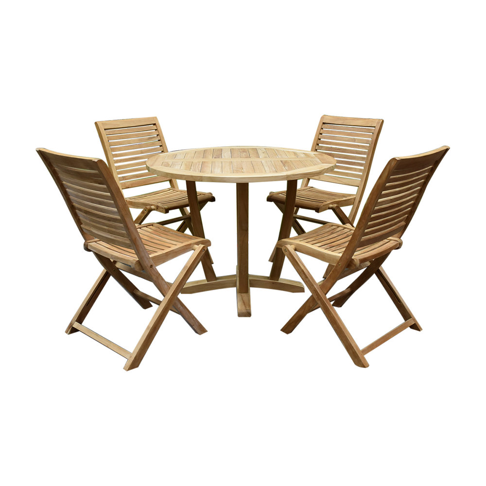 AVH-Collectie Arona dining tuinstoel inklapbaar teak AVH-Collectie Arona dining tuinstoel inklapbaar teak