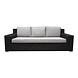AVH-Collectie Manjavico stoel bank loungeset 4-delig zwart wicker AVH-Collectie Manjavico stoel bank loungeset 4-delig zwart wicker