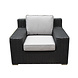 AVH-Collectie Manjavico stoel bank loungeset 4-delig zwart wicker AVH-Collectie Manjavico stoel bank loungeset 4-delig zwart wicker