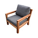 AVH-Collectie Harby hoek loungeset 5-delig teaklook AVH-Collectie Harby hoek loungeset 5-delig teaklook