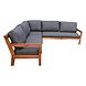 AVH-Collectie Harby hoek loungeset 5-delig teaklook AVH-Collectie Harby hoek loungeset 5-delig teaklook