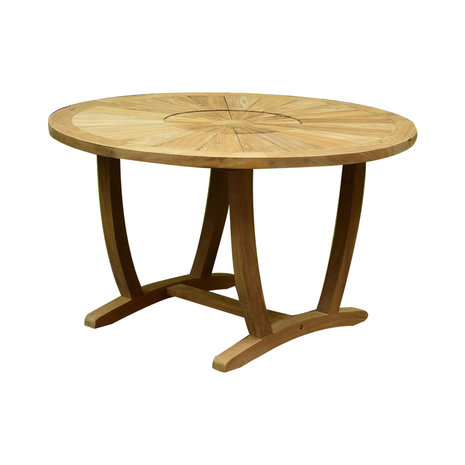 AVH-Collectie Lima dining tuintafel 130 cm rond teakhout AVH-Collectie Lima dining tuintafel 130 cm rond teakhout