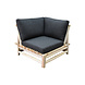 AVH-Collectie Piton hoek loungeset 5-delig teak AVH-Collectie Piton hoek loungeset 5-delig teak
