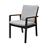 Lola dining tuinstoel aluminium antraciet Lola dining tuinstoel aluminium antraciet