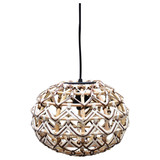 AVH-Collectie Amber hanglamp 38x38xH30 cm 3-kleurig AVH-Collectie Amber hanglamp 38x38xH30 cm 3-kleurig