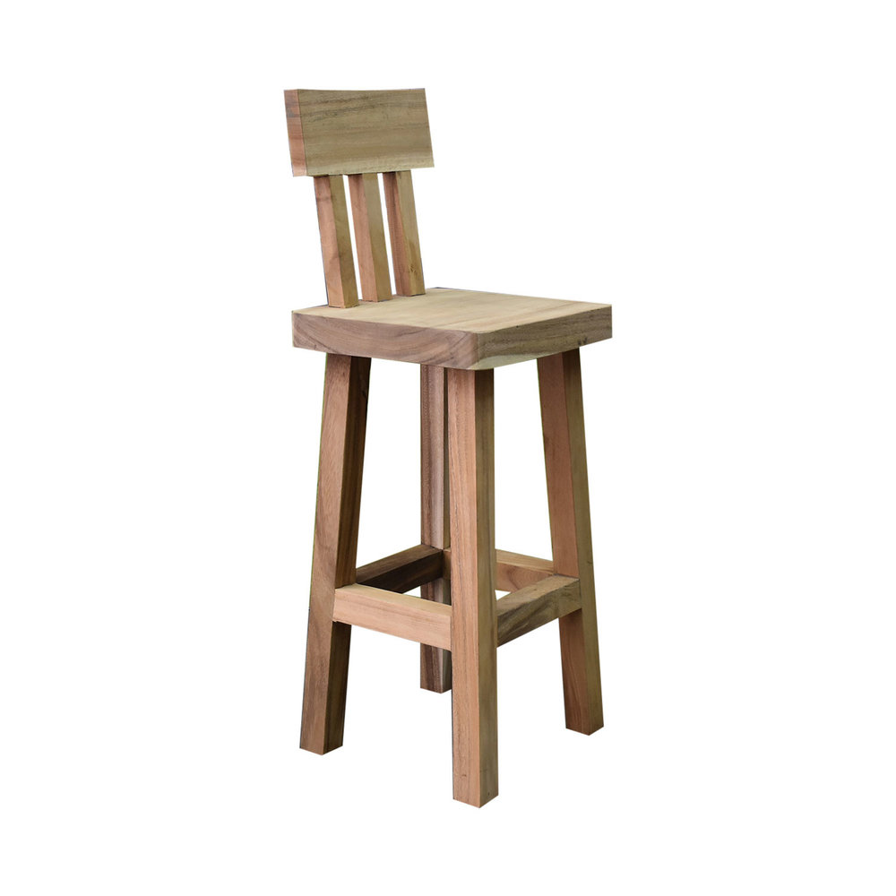 AVH-Collectie Boomstam barstoel 40x40xH114 cm