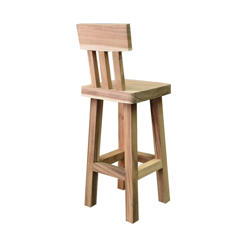 AVH-Collectie Boomstam barstoel 40x40xH114 cm