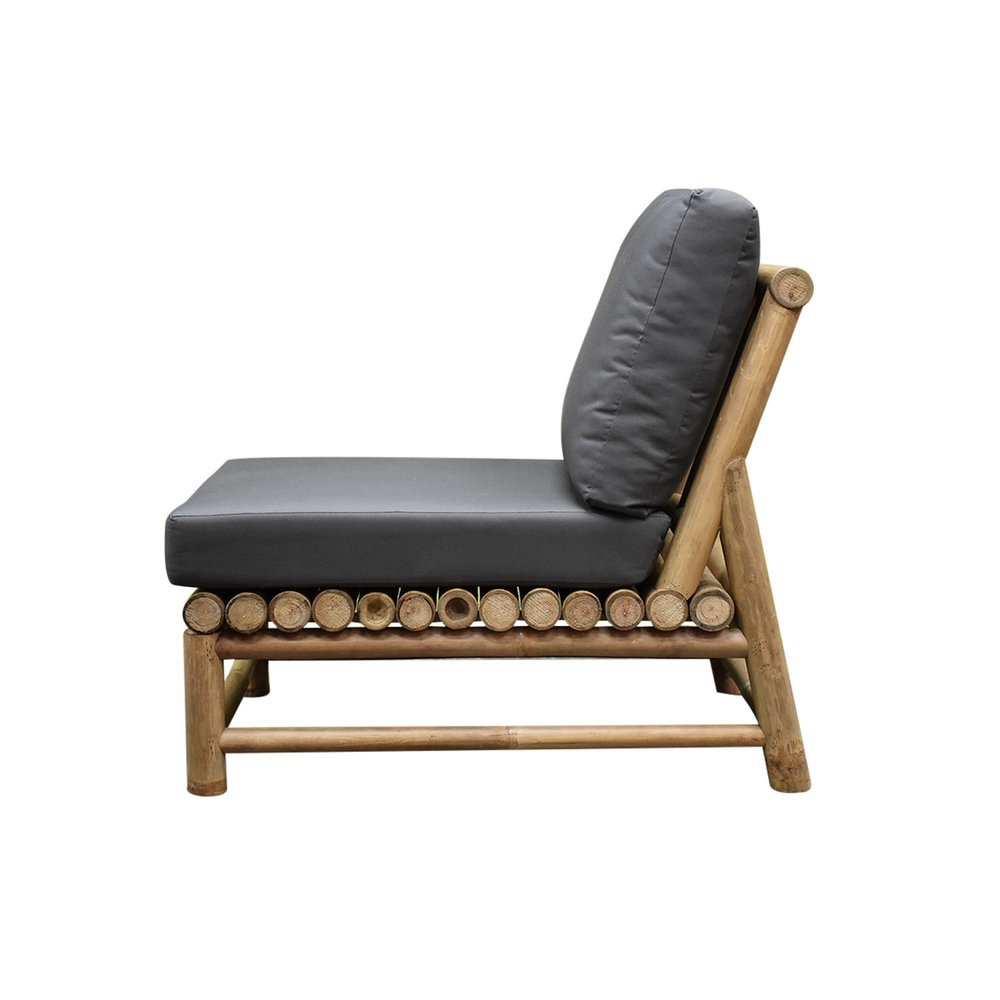 AVH-Collectie Piton hoek loungeset 5 delig bamboe AVH-Collectie Piton hoek loungeset 5 delig bamboe