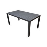 AVH-Collectie Ardore dining tuintafel 160x90 cm aluminium antraciet