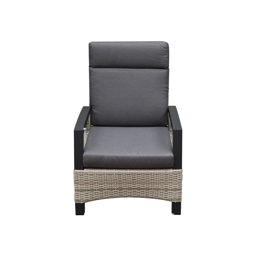 AVH-Collectie Dallas stoel bank dining loungeset 4 delig verstelbaar grijs AVH-Collectie Dallas stoel bank dining loungeset 4 delig verstelbaar grijs