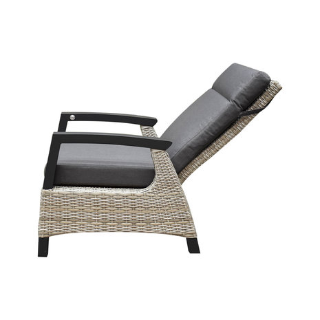 AVH-Collectie Dallas stoel bank dining loungeset 4 delig verstelbaar grijs AVH-Collectie Dallas stoel bank dining loungeset 4 delig verstelbaar grijs