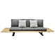 AVH-Collectie Mulia boomstam bank loungeset 2-delig AVH-Collectie Mulia boomstam bank loungeset 2-delig