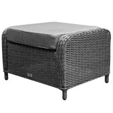 Toscane Bilbao premium voetenbank 60x74xH47 cm antraciet