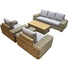 AVH-Collectie Otava stoel-bank loungeset 4-delig naturel rotan AVH-Collectie Otava stoel-bank loungeset 4-delig naturel rotan