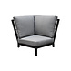 AVH-Collectie Athene hoek loungeset 4-delig antraciet aluminium AVH-Collectie Athene hoek loungeset 4-delig antraciet aluminium