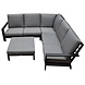 AVH-Collectie Athene hoek loungeset 4-delig antraciet aluminium AVH-Collectie Athene hoek loungeset 4-delig antraciet aluminium