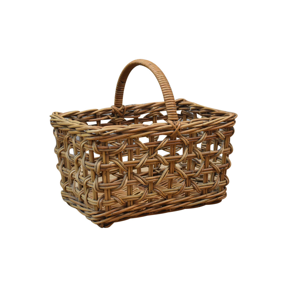 AVH-Collectie Andreas lacak merah mand 40x28xH23-34 cm AVH-Collectie Andreas lacak merah mand 40x28xH23-34 cm