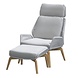 4 Seasons Outdoor 4 Seasons Outdoor Carthago teak lounge balkonset 2 delig lichtgrijs 4 Seasons Outdoor 4 Seasons Outdoor Carthago teak lounge balkonset 2 delig lichtgrijs