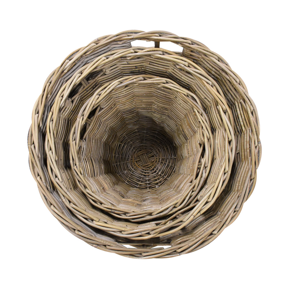 AVH-Collectie Cai mandenset 40x40xH45 cm, 50x50xH50 cm en 60x60xH55 cm AVH-Collectie Cai mandenset 40x40xH45 cm, 50x50xH50 cm en 60x60xH55 cm