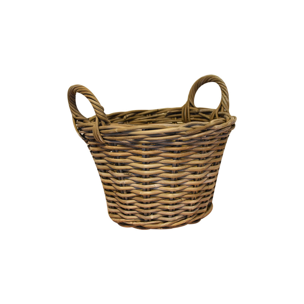 AVH-Collectie Lei rotan mand 35x35xH23 cm AVH-Collectie Lei rotan mand 35x35xH23 cm