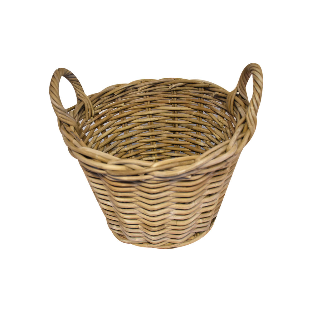AVH-Collectie Lei rotan mand 35x35xH23 cm AVH-Collectie Lei rotan mand 35x35xH23 cm