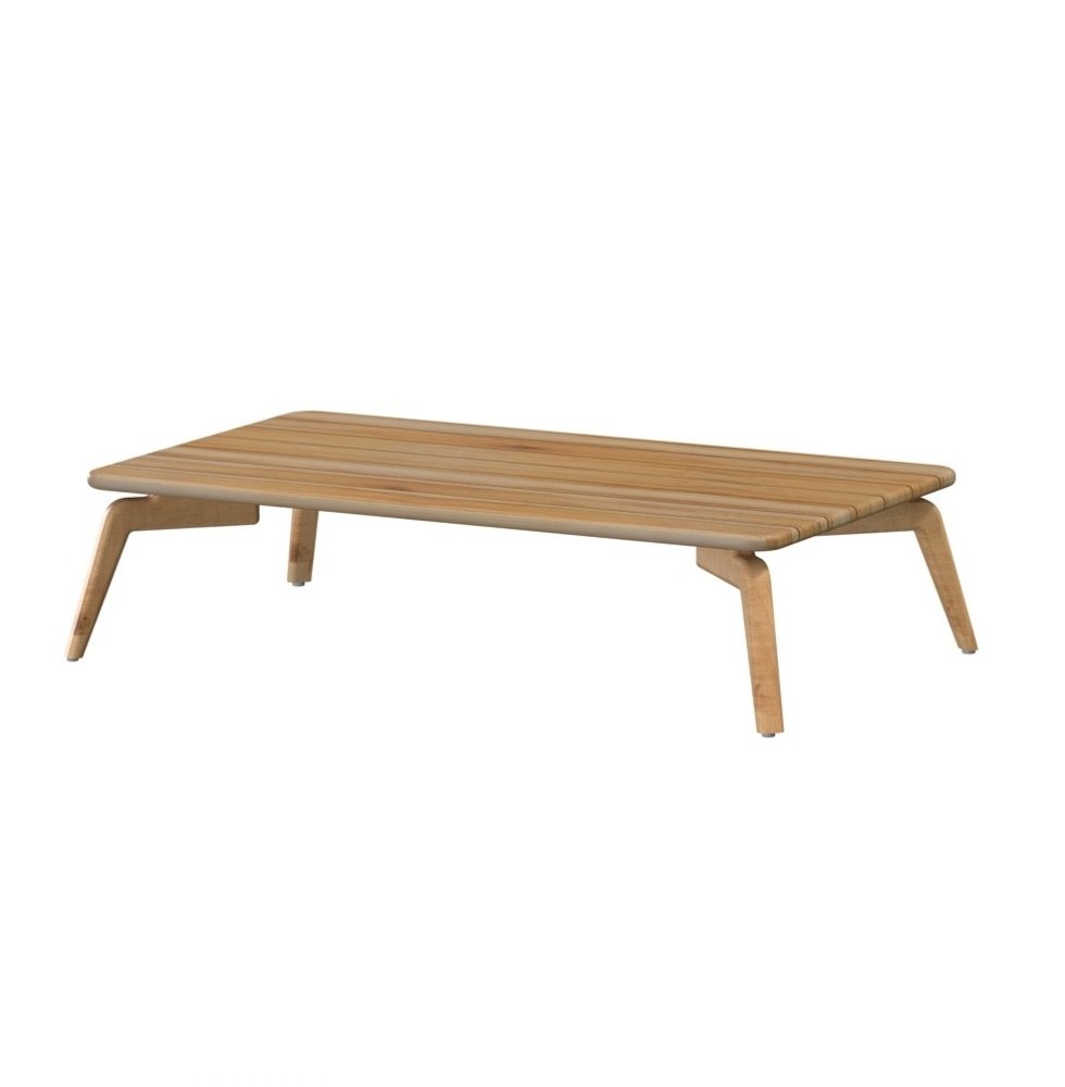 4 Seasons Outdoor 4 Seasons Outdoor Zucca salontafel 120x70xH30 cm teak 4 Seasons Outdoor 4 Seasons Outdoor Zucca salontafel 120x70xH30 cm teak