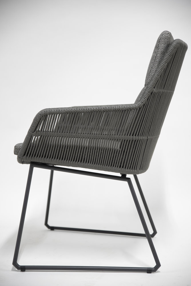 4 Seasons Outdoor 4 Seasons Outdoor Valencia dining stoel Platinum 4 Seasons Outdoor 4 Seasons Outdoor Valencia dining stoel Platinum