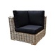 AVH-Collectie Nissah modulair hoekelement naturel rotan- olefin black AVH-Collectie Nissah modulair hoekelement naturel rotan- olefin black