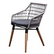 AVH-Collectie Ribe dining tuinstoel rope teak poten AVH-Collectie Ribe dining tuinstoel rope teak poten