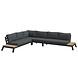 4 Seasons Outdoor 4 Seasons Outdoor Empire platform hoek loungeset 4 delig aluminium 4 Seasons Outdoor 4 Seasons Outdoor Empire platform hoek loungeset 4 delig aluminium