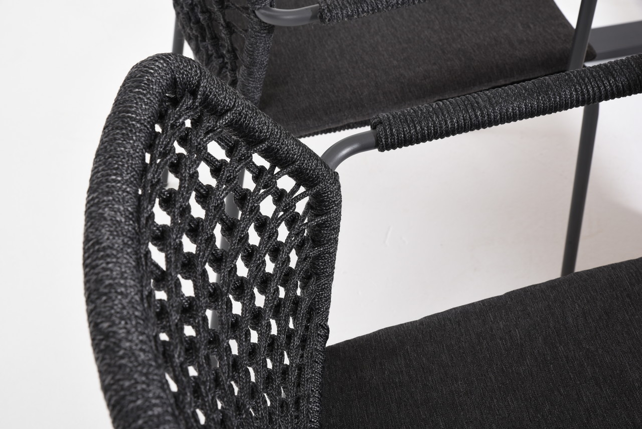 Taste 4SO Barista dining stoel antraciet stapelbaar Taste 4SO Taste 4SO Barista dining stoel antraciet stapelbaar Taste 4SO