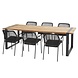 Taste 4SO Alto Barista dining tuinset 240x100xH75 cm 7 delig antraciet Taste 4SO Taste 4SO Alto Barista dining tuinset 240x100xH75 cm 7 delig antraciet Taste 4SO