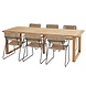 Taste 4SO Swing Spartan dining tuinset 240x100xH75 cm 7 delig naturel Taste 4SO Taste 4SO Swing Spartan dining tuinset 240x100xH75 cm 7 delig naturel Taste 4SO