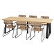 Taste 4SO Swing basso dining tuinset 240x100xH75 cm 7 delig naturel Taste 4SO Taste 4SO Swing basso dining tuinset 240x100xH75 cm 7 delig naturel Taste 4SO